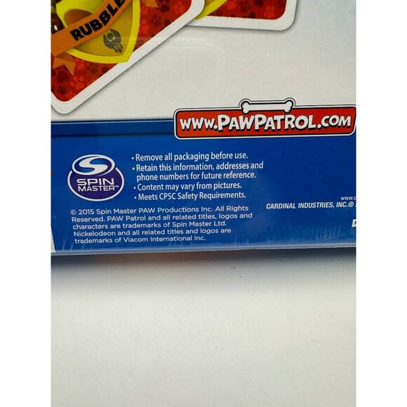 2015 SEALED NEW PAW PATROL Memory Match Game by Cardinal Nickelodeon - Picture 4 of 7